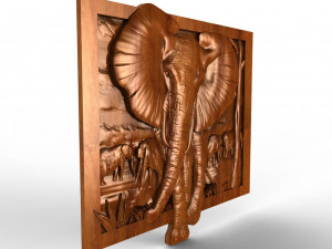 Elephant CNC 3 3D प्रिंट मॉडल