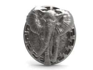 Elephant pendant 3D Print Model