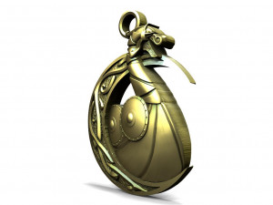 Viking ship pendant 3D printmodel