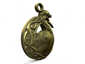 Viking ship pendant 3D printmodel
