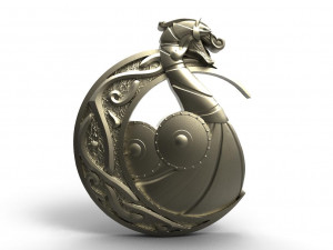 Viking ship pendant 3D printmodel