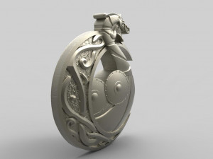 Viking ship pendant 3D printmodel