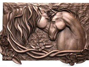 Cavalos CNC Modelo de Impressão 3D