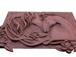 Horses CNC 3D-Druckmodell