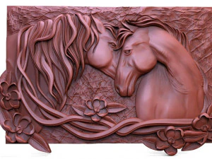 Horses CNC 3D Print Model