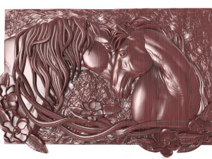 Horses CNC 3D Print Model