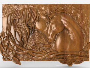 Horses CNC 3D-Druckmodell
