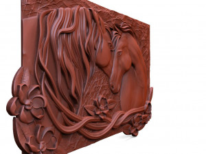 Horses CNC 3D-Druckmodell