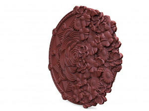 Mandala flowers CNC 3D Print Model