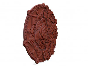 Mandala flowers CNC 3D Print Model