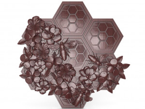 Bee honeycomb CNC Model Cetak 3D