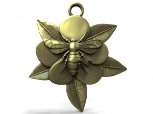 Bee pendant 3D Print Model