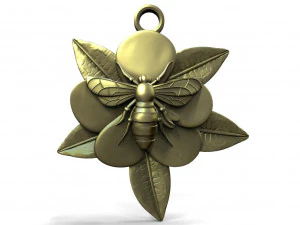 Arı kolye 3D Baskı Modeli