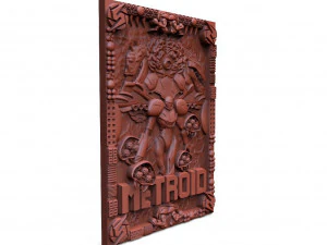 Metroid Samus CNC 3D Print Model