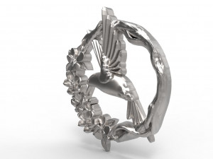 Hummingbird pendant 3D-printmodel