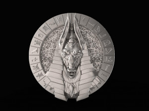Anubis pendant 3 3D Print Model