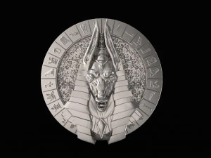 Anubis pendant 3 3D Print Model