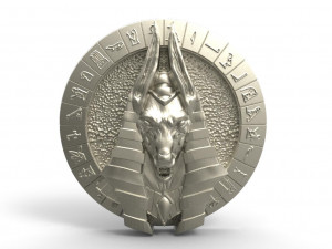 Anubis pendant 3 3D Print Model