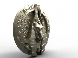Anubis pendant 3 3D Print Model