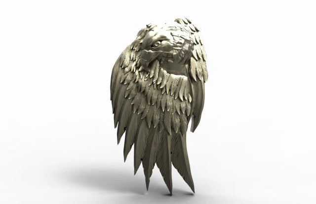 Eagle pendant 7 3D Print Model .c4d .max .obj .3ds .fbx .stl .blend 