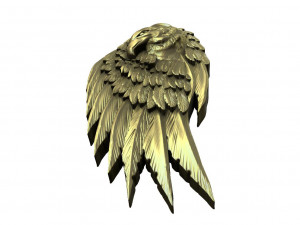 Eagle pendant 7 Model do druku 3D