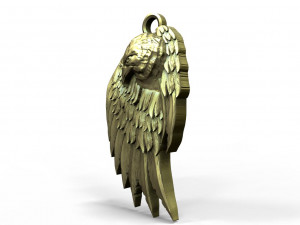 Eagle pendant 7 Model do druku 3D