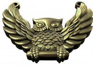 Owl pendant 5 3D Print Model