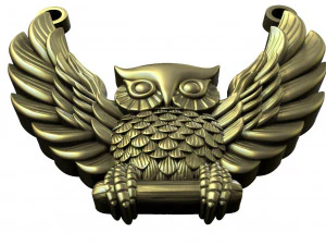 Owl pendant 5 3D Print Model