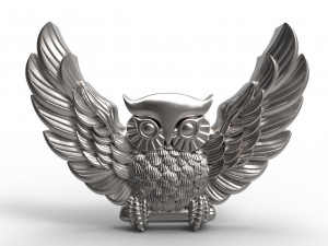 Owl pendant 5 3D Print Model