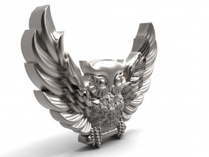 Owl pendant 5 3D Print Model