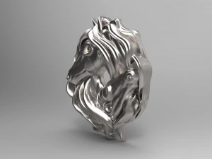 Horses pendant 3D Print Model