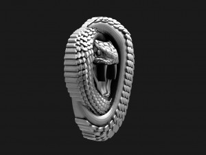 Snake pendant 3D 프린트 모델