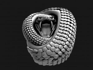 Snake pendant 3D 프린트 모델