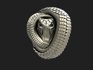 Snake pendant 3D 프린트 모델