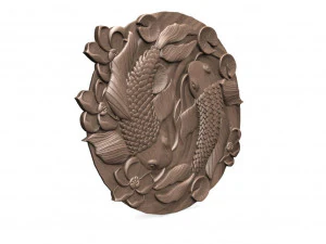 Fishes CNC 3D Print Model