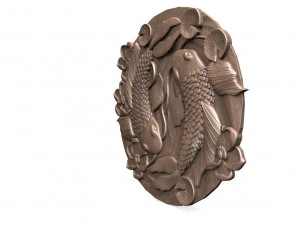 Fishes CNC 3D Print Model