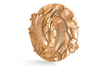 Fishes CNC 3D Print Model