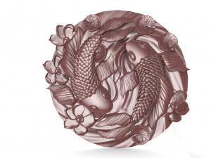 Fishes CNC 3D Print Model