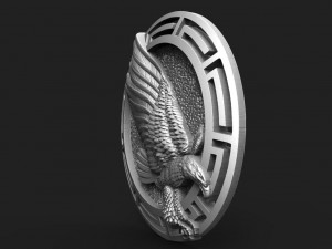 Eagle pendant Model Cetak 3D