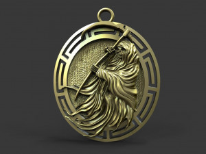 Grim reaper pendant 3Dプリントモデル
