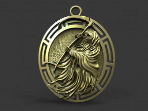 Pingente do Ceifador Modelo de Impressão 3D