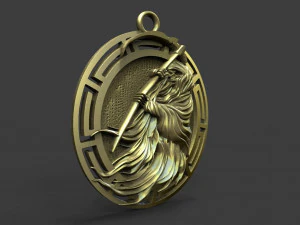 Grim reaper pendant 3D Print Model