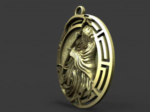 Grim reaper pendant 3D Print Model