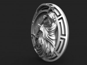 Grim reaper pendant Model do druku 3D
