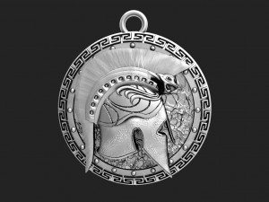 Spartan pendant 10 Modelo de impresión 3D