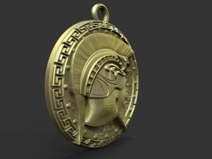 Spartan pendant 10 3D Принт Модель