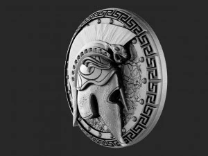 Spartan pendant 10 3D Print Model