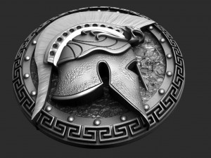 Spartan pendant 10 3D Принт Модель