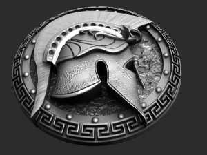 Spartan pendant 10 3D Print Model