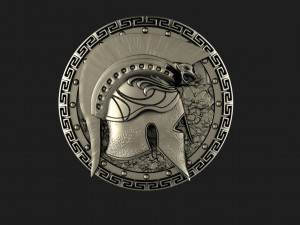 Spartan pendant 10 3D Принт Модель